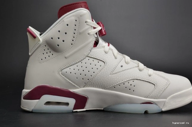 Retro 384664-116 white Jordan 6 Maroon Air 1205